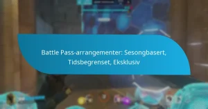 Battle Pass-arrangementer: Sesongbasert, Tidsbegrenset, Eksklusiv