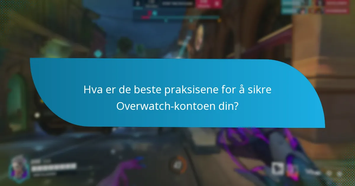 Hvordan koble Overwatch-kontoen din på tvers av plattformer?