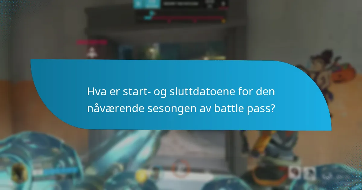 Hvilke oppdateringer er inkludert i den nåværende sesongen av battle pass?