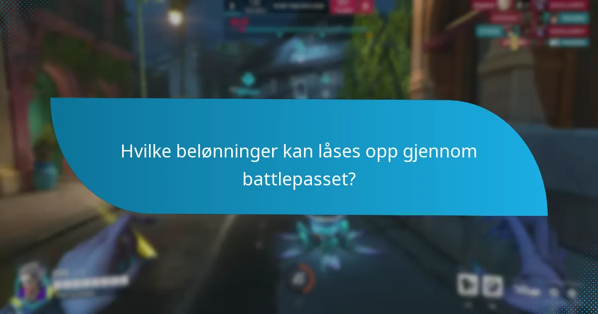 Hvilke belønninger kan låses opp gjennom battlepasset?