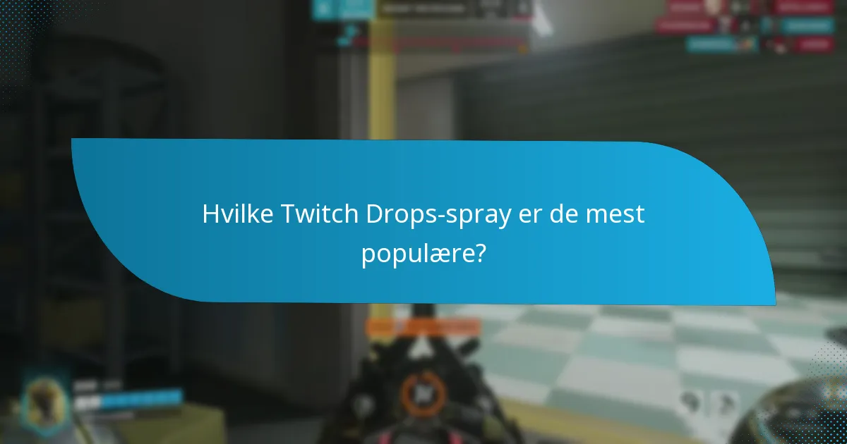 Når og hvordan kan brukere skaffe Twitch Drops-sprayene?